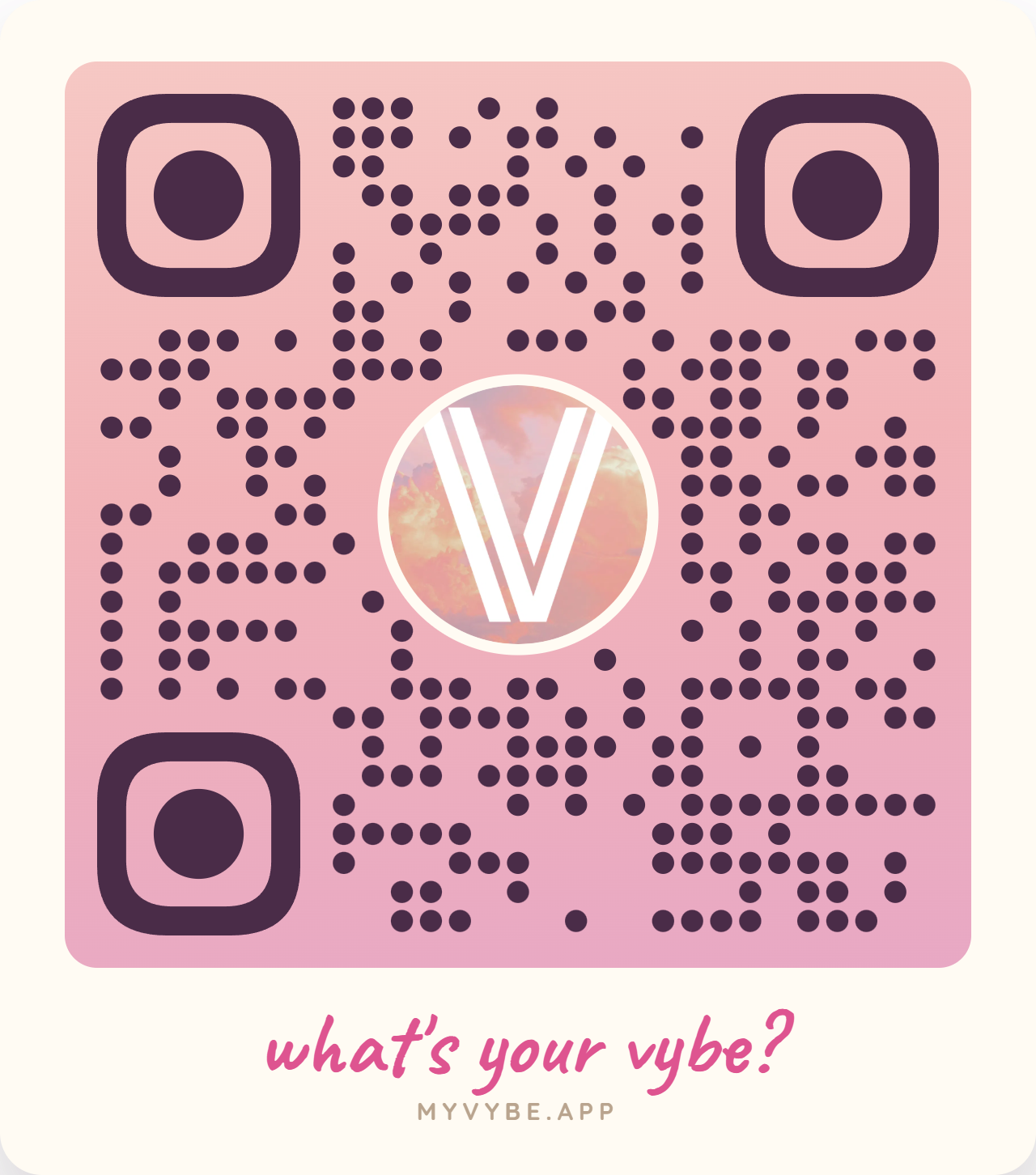 Scan to download Vybe - myvybe.app